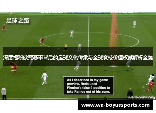 深度揭秘欧冠赛事背后的足球文化传承与全球竞技价值权威解析全貌