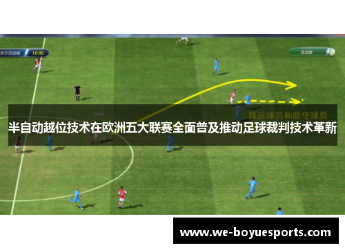 半自动越位技术在欧洲五大联赛全面普及推动足球裁判技术革新